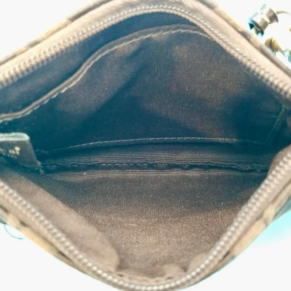 Coach Signature C Wristlet | Dark Brown | Classic Monogram